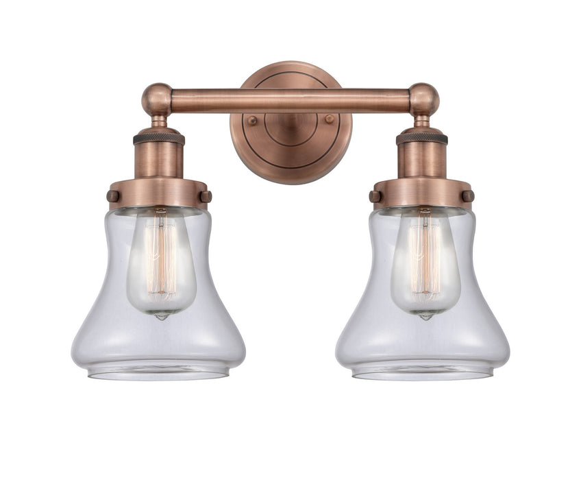 Innovations 616-2W-AC-G192 Two Light Bath Vanity, Antique Copper