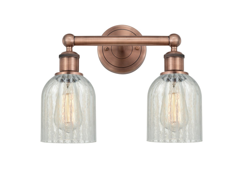 Innovations 616-2W-AC-G2511 Two Light Bath Vanity, Antique Copper
