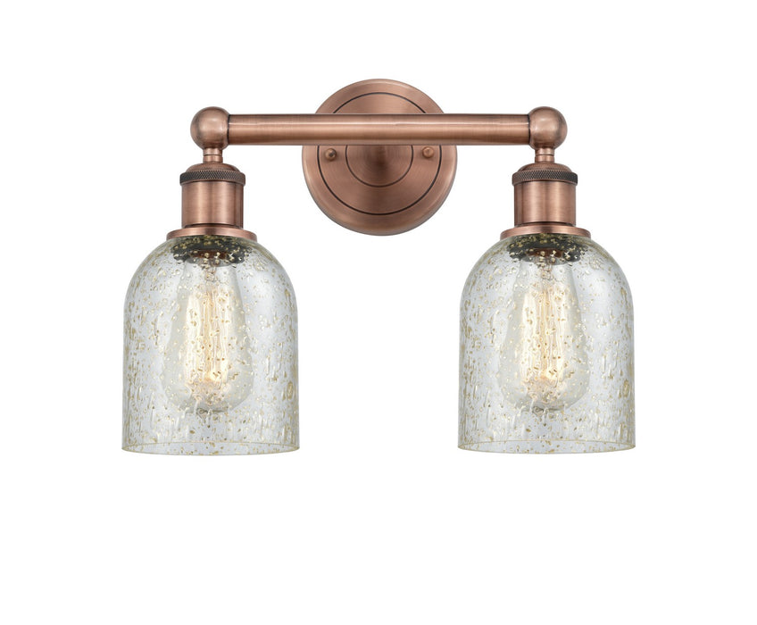 Innovations 616-2W-AC-G259 Two Light Bath Vanity, Antique Copper