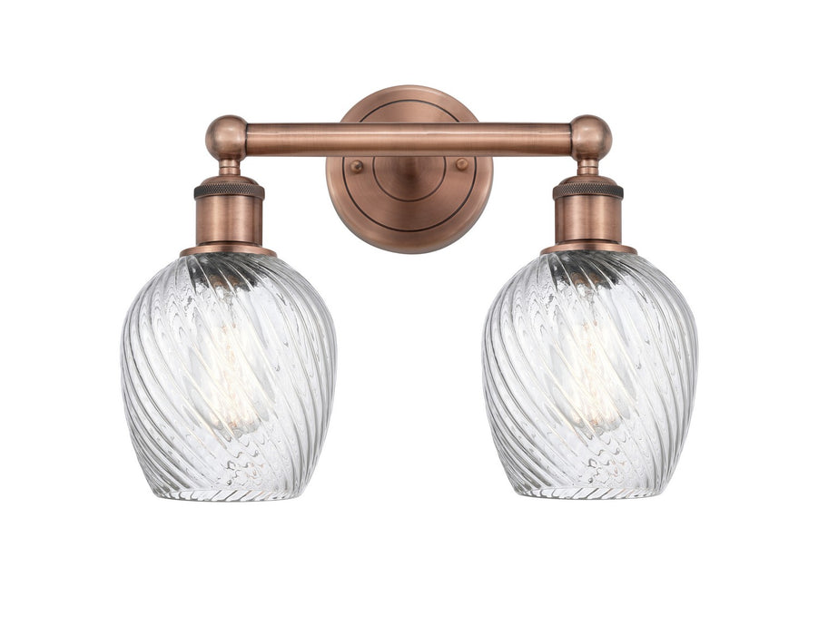 Innovations 616-2W-AC-G292 Two Light Bath Vanity, Antique Copper