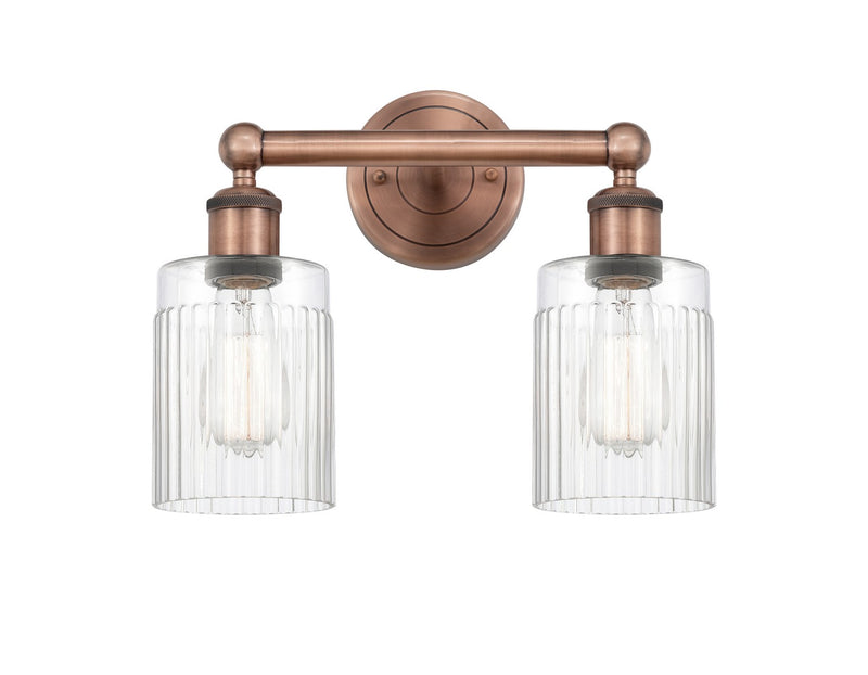 Innovations 616-2W-AC-G342 Two Light Bath Vanity, Antique Copper