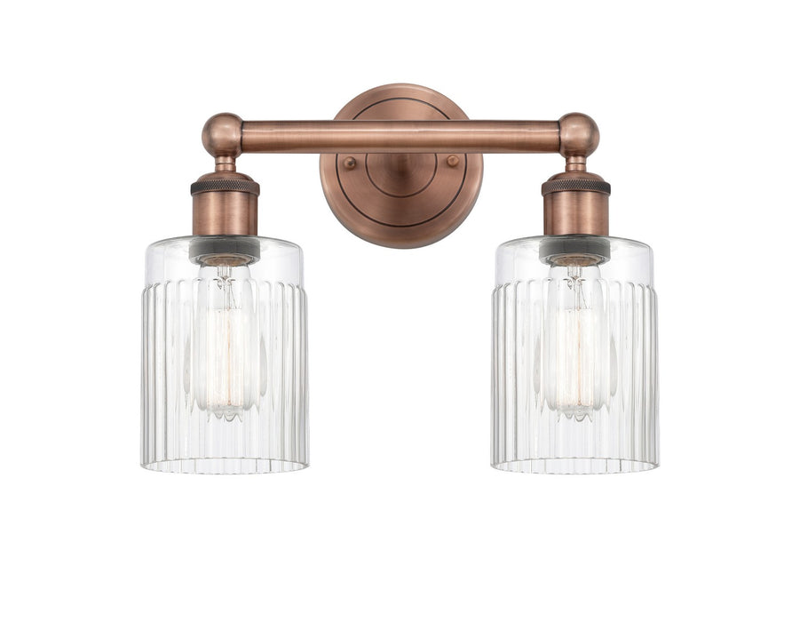 Innovations 616-2W-AC-G342 Two Light Bath Vanity, Antique Copper