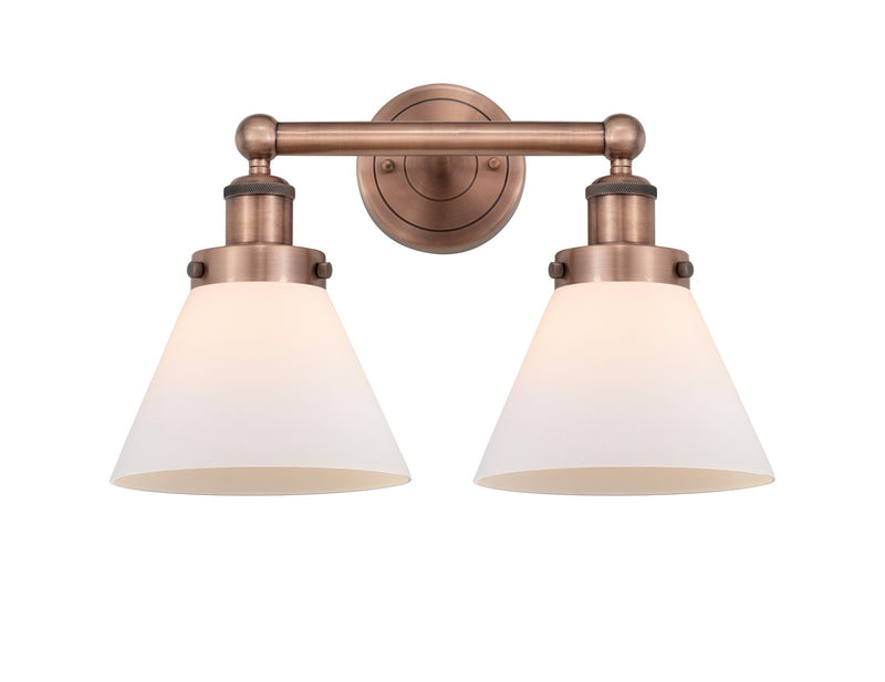 Innovations 616-2W-AC-G41 Two Light Bath Vanity, Antique Copper