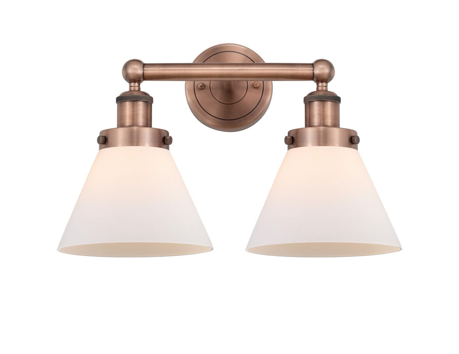 Innovations 616-2W-AC-G41 Two Light Bath Vanity, Antique Copper