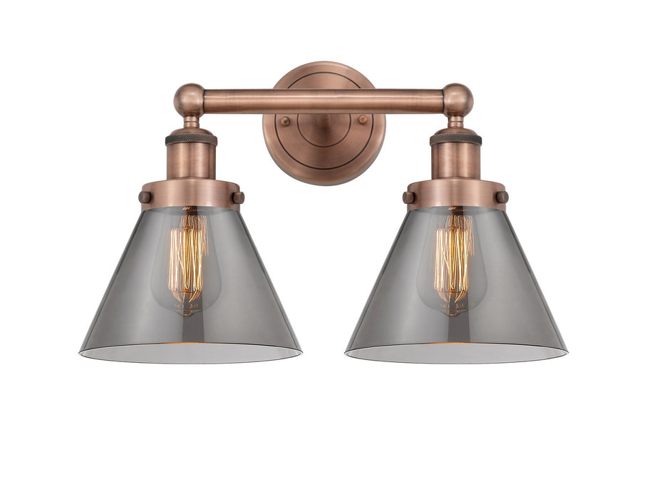 Innovations 616-2W-AC-G43 Two Light Bath Vanity, Antique Copper