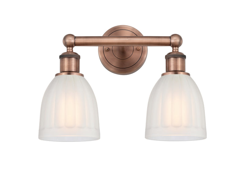 Innovations 616-2W-AC-G441 Two Light Bath Vanity, Antique Copper