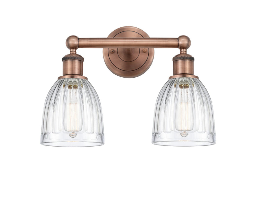 Innovations 616-2W-AC-G442 Two Light Bath Vanity, Antique Copper
