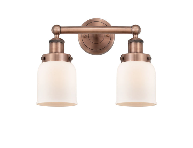 Innovations 616-2W-AC-G51 Two Light Bath Vanity, Antique Copper
