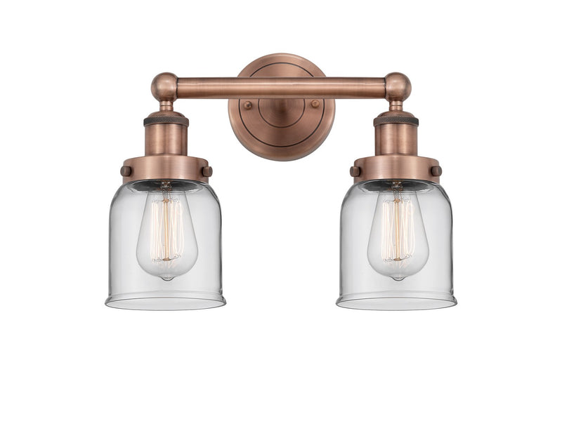 Innovations 616-2W-AC-G52 Two Light Bath Vanity, Antique Copper