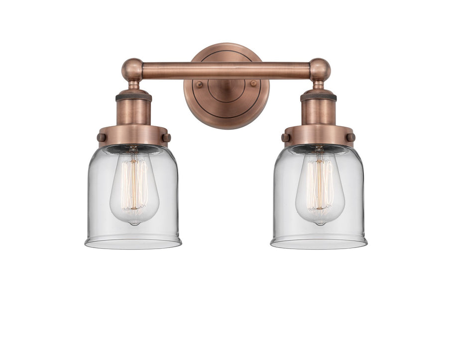Innovations 616-2W-AC-G52 Two Light Bath Vanity, Antique Copper