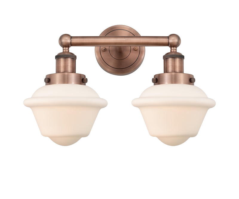 Innovations 616-2W-AC-G531 Two Light Bath Vanity, Antique Copper