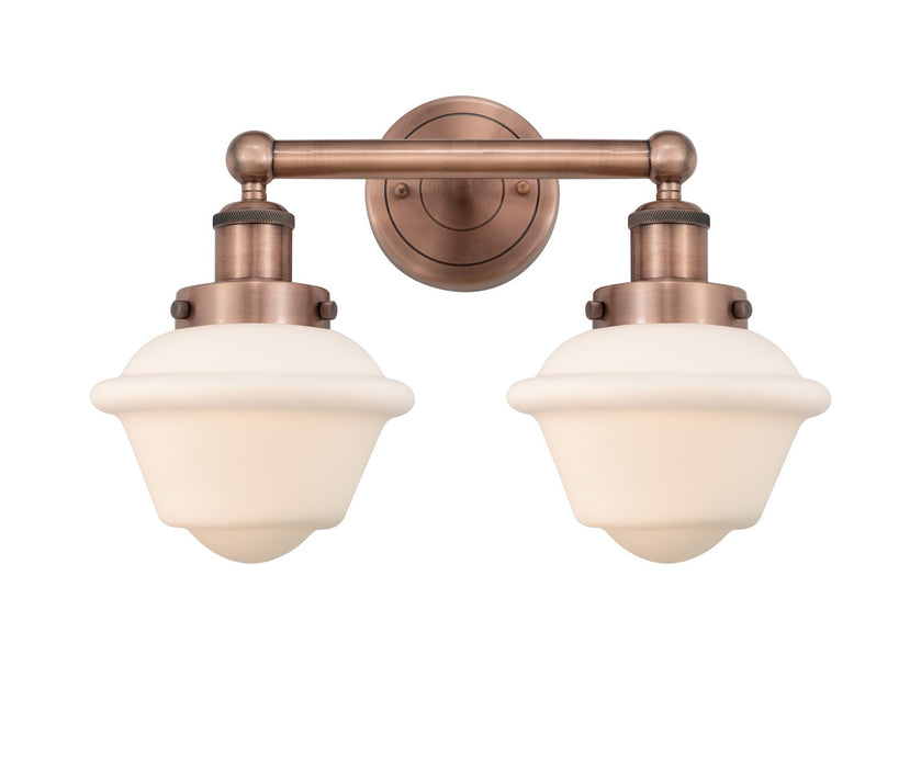 Innovations 616-2W-AC-G531 Two Light Bath Vanity, Antique Copper