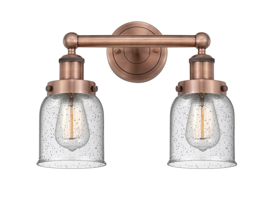 Innovations 616-2W-AC-G54 Two Light Bath Vanity, Antique Copper