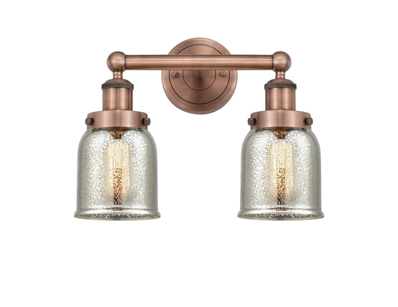 Innovations 616-2W-AC-G58 Two Light Bath Vanity, Antique Copper