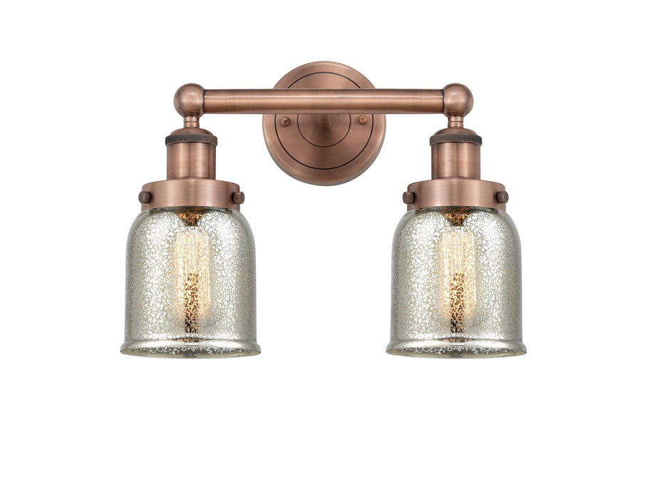Innovations 616-2W-AC-G58 Two Light Bath Vanity, Antique Copper