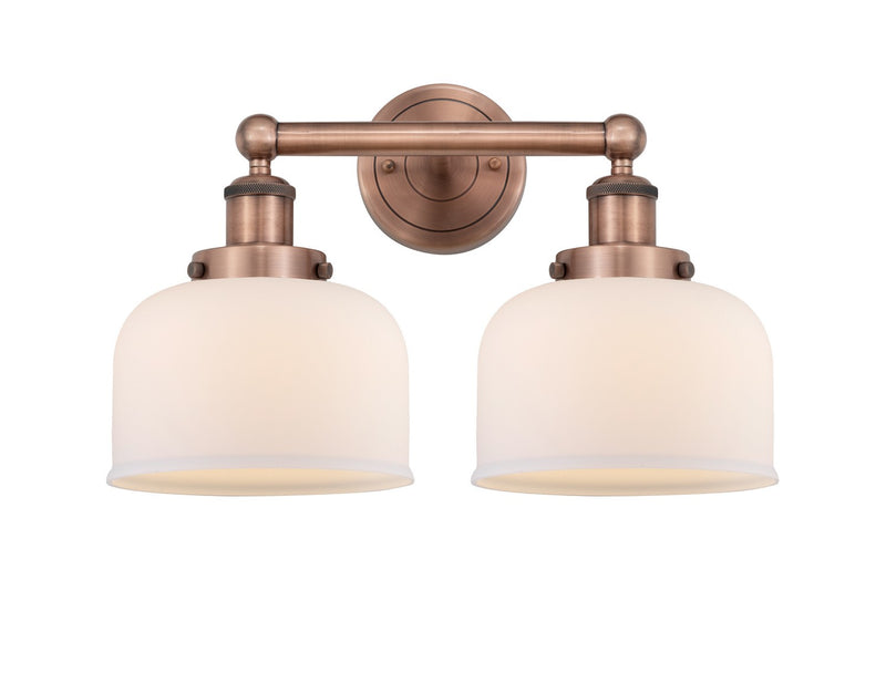 Innovations 616-2W-AC-G71 Two Light Bath Vanity, Antique Copper