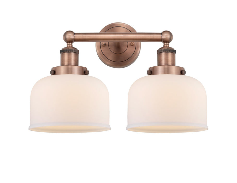 Innovations 616-2W-AC-G71 Two Light Bath Vanity, Antique Copper