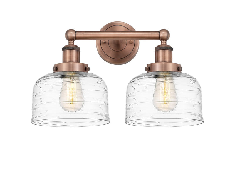 Innovations 616-2W-AC-G713 Two Light Bath Vanity, Antique Copper