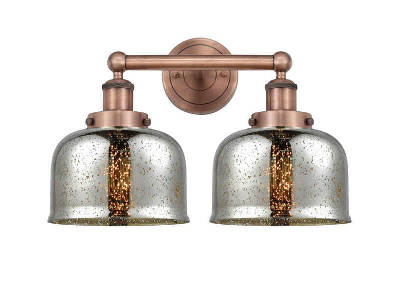 Innovations 616-2W-AC-G78 Two Light Bath Vanity, Antique Copper