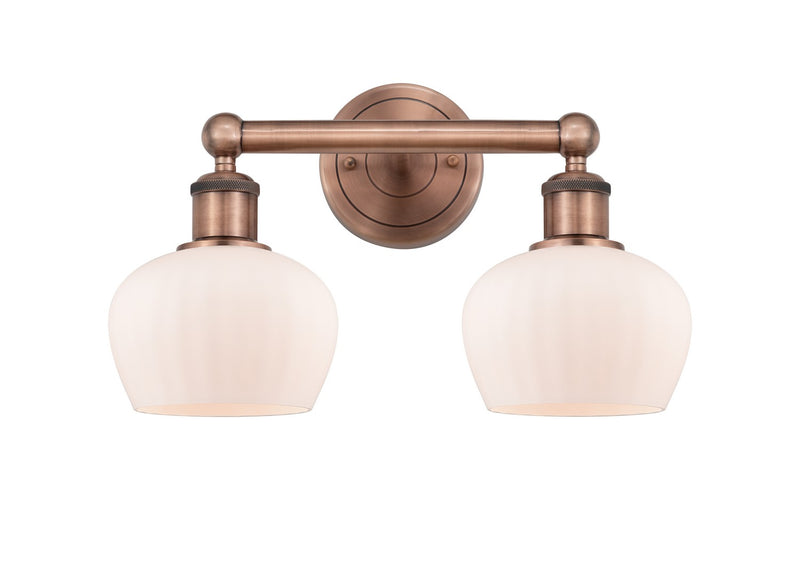 Innovations 616-2W-AC-G91 Two Light Bath Vanity, Antique Copper