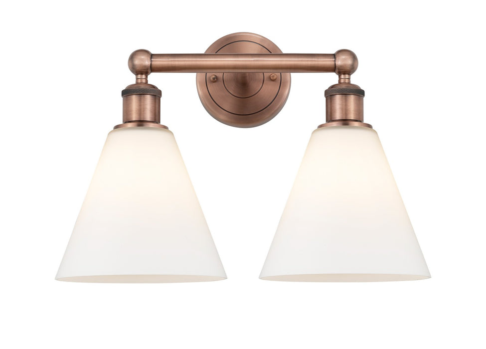 Innovations 616-2W-AC-GBC-81 Two Light Bath Vanity, Antique Copper
