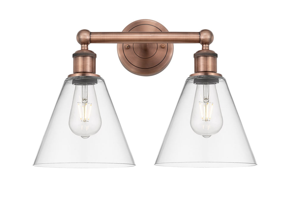 Innovations 616-2W-AC-GBC-82 Two Light Bath Vanity, Antique Copper