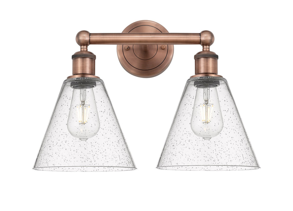 Innovations 616-2W-AC-GBC-84 Two Light Bath Vanity, Antique Copper