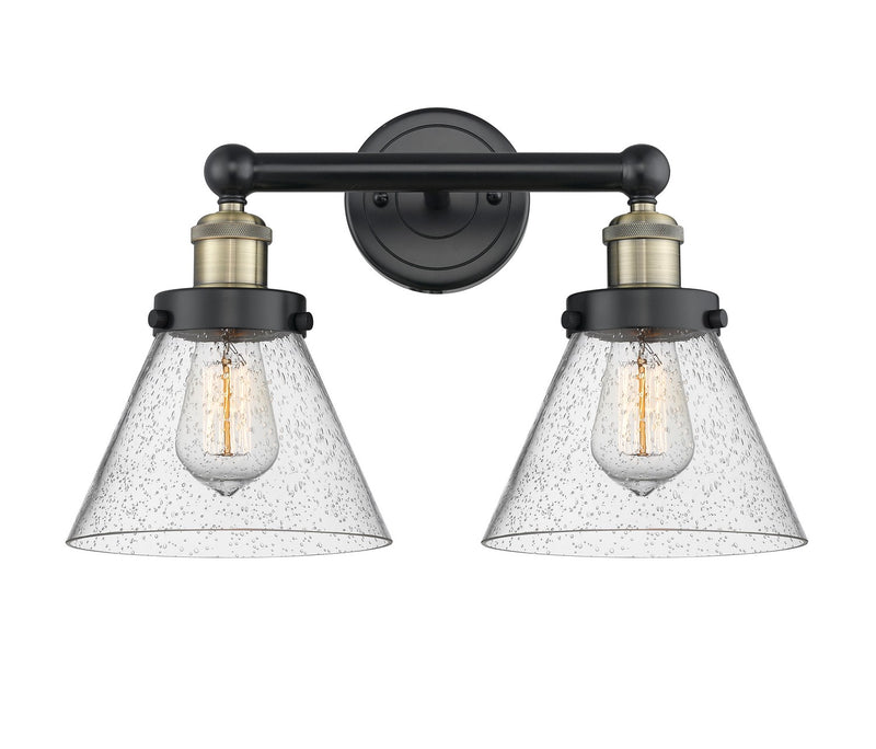 Innovations 616-2W-BAB-G44 Two Light Bath Vanity, Black Antique Brass