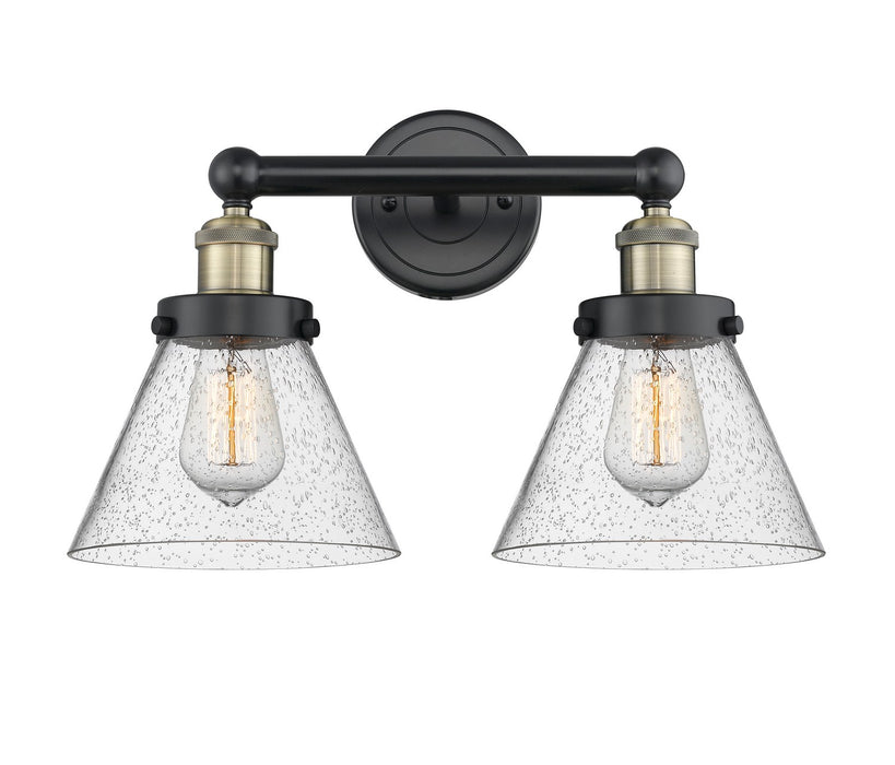 Innovations 616-2W-BAB-G44 Two Light Bath Vanity, Black Antique Brass