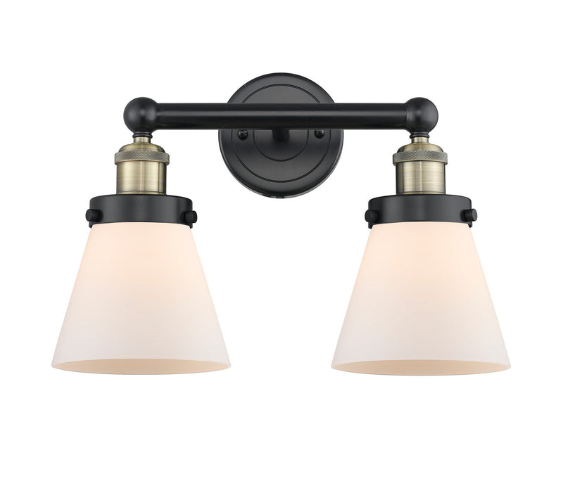 Innovations 616-2W-BAB-G61 Two Light Bath Vanity, Black Antique Brass
