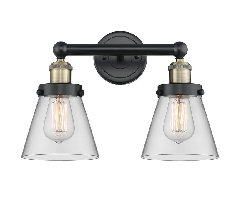 Innovations 616-2W-BAB-G62 Two Light Bath Vanity, Black Antique Brass