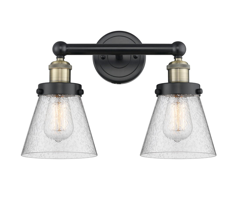 Innovations 616-2W-BAB-G64 Two Light Bath Vanity, Black Antique Brass