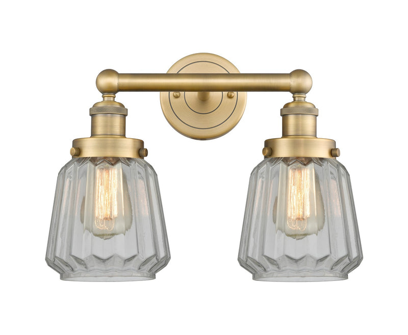 Innovations 616-2W-BB-G142 Two Light Bath Vanity, Brushed Brass