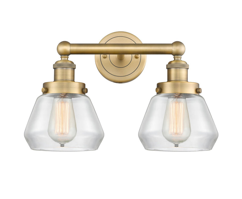 Innovations 616-2W-BB-G172 Two Light Bath Vanity, Brushed Brass