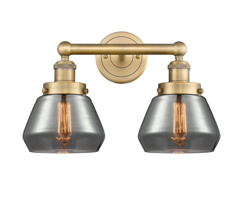 Innovations 616-2W-BB-G173 Two Light Bath Vanity, Brushed Brass