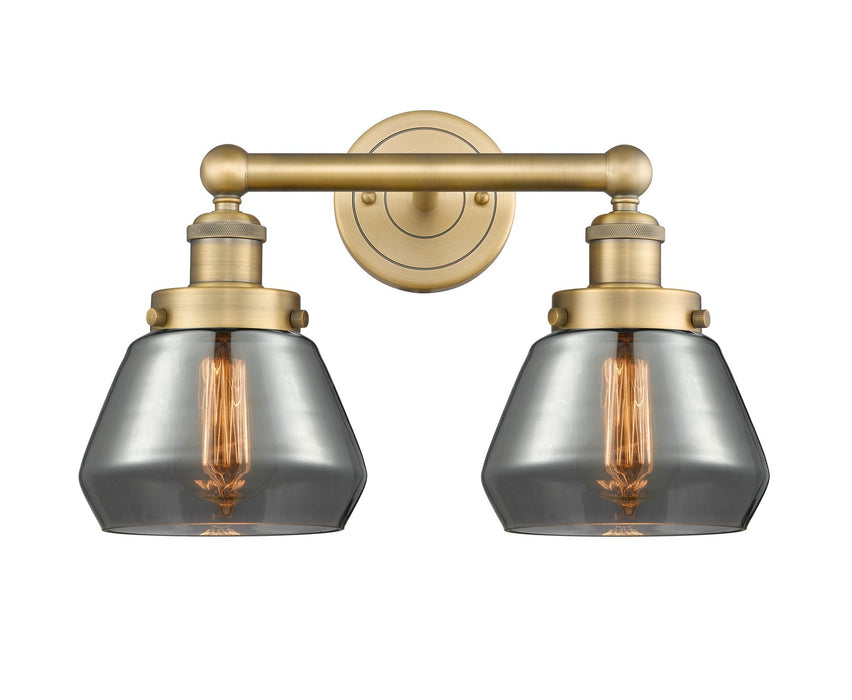 Innovations 616-2W-BB-G173 Two Light Bath Vanity, Brushed Brass