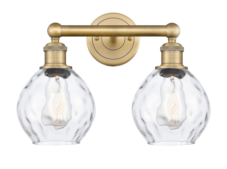 Innovations 616-2W-BB-G362 Two Light Bath Vanity, Brushed Brass