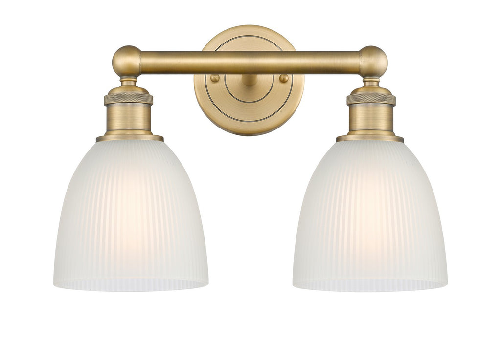 Innovations 616-2W-BB-G381 Two Light Bath Vanity, Brushed Brass