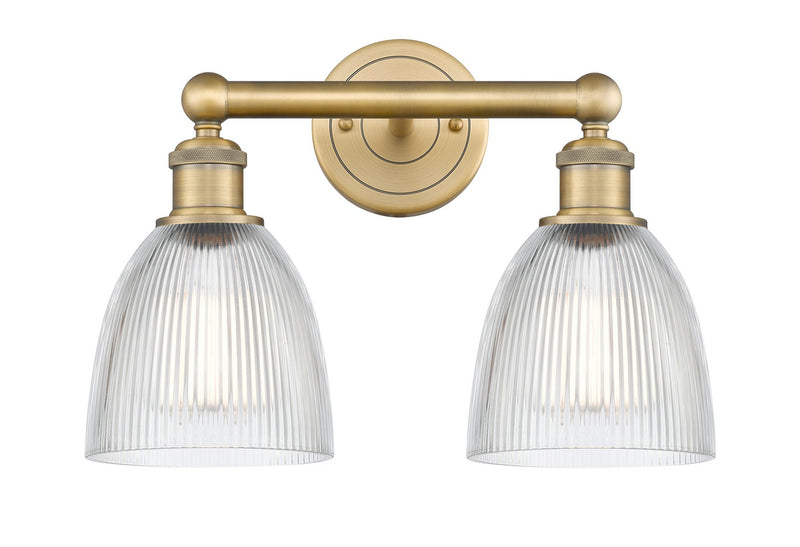 Innovations 616-2W-BB-G382 Two Light Bath Vanity, Brushed Brass