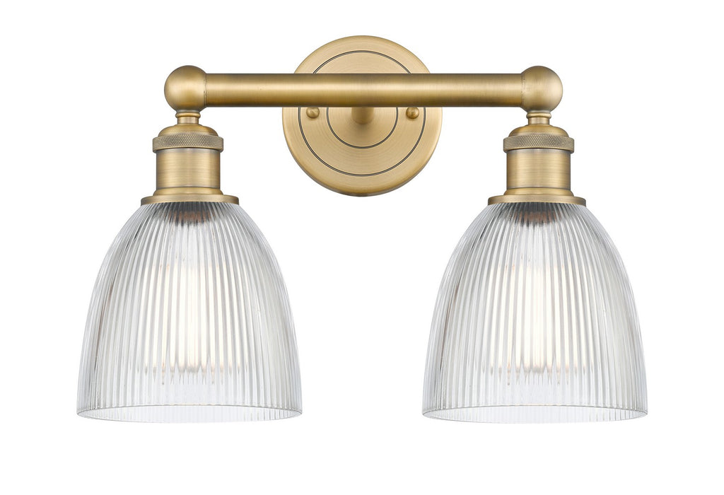 Innovations 616-2W-BB-G382 Two Light Bath Vanity, Brushed Brass