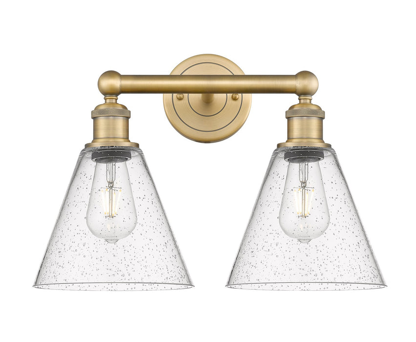 Innovations 616-2W-BB-GBC-84 Two Light Bath Vanity, Brushed Brass