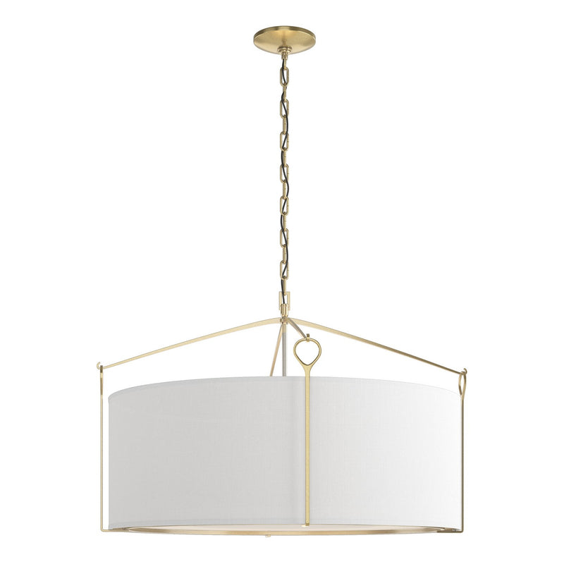 Hubbardton Forge 104255-SKT-86-SF2899 Four Light Pendant, Modern Brass