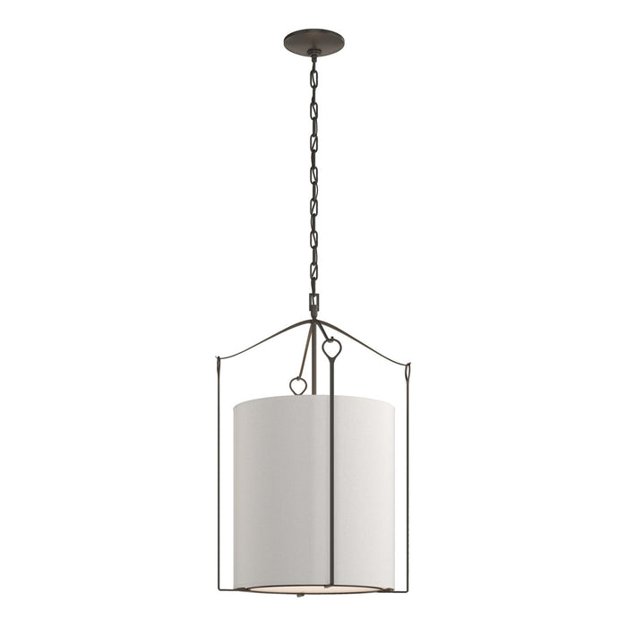 Hubbardton Forge 104260-SKT-07-SE1509 Three Light Pendant, Dark Smoke