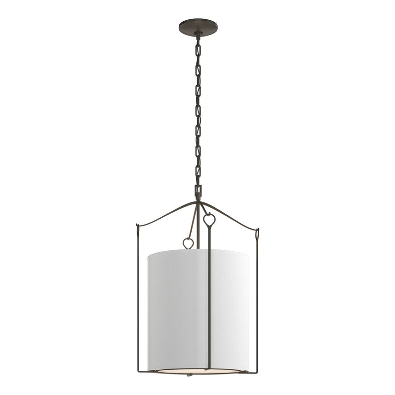 Hubbardton Forge 104260-SKT-07-SF1509 Three Light Pendant, Dark Smoke
