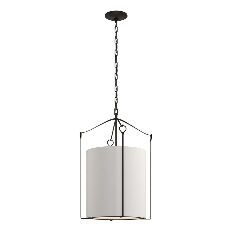 Hubbardton Forge 104260-SKT-10-SE1509 Three Light Pendant, Black