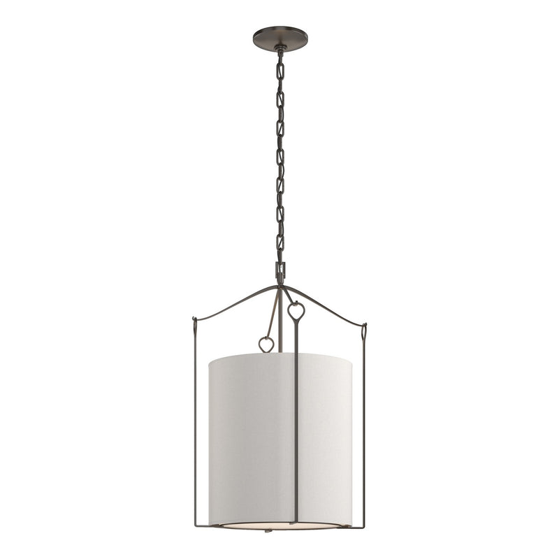 Hubbardton Forge 104260-SKT-14-SE1509 Three Light Pendant, Oil Rubbed Bronze