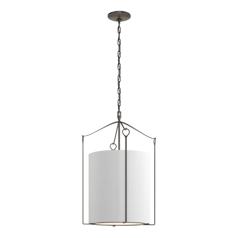 Hubbardton Forge 104260-SKT-14-SF1509 Three Light Pendant, Oil Rubbed Bronze