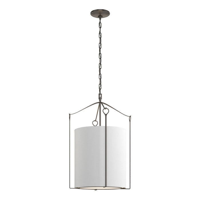Hubbardton Forge 104260-SKT-14-SF1509 Three Light Pendant, Oil Rubbed Bronze
