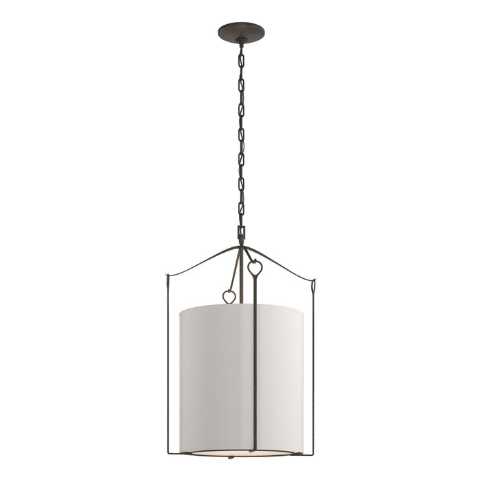 Hubbardton Forge 104260-SKT-20-SE1509 Three Light Pendant, Natural Iron