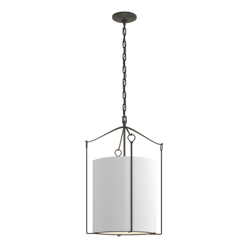 Hubbardton Forge 104260-SKT-20-SF1509 Three Light Pendant, Natural Iron